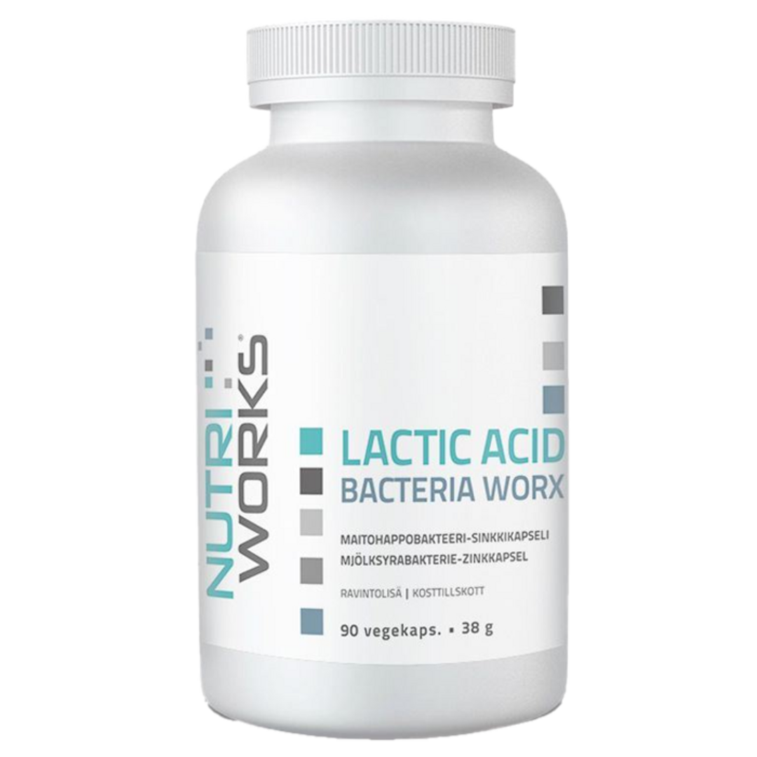 NutriWorks Lactic Acid Bacteria Worx - 90 kapslí