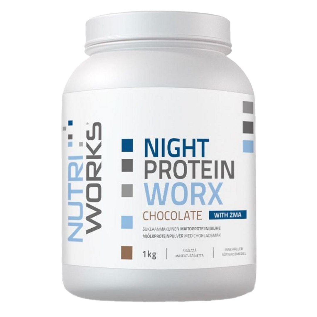 NutriWorks Night Protein Worx 1kg - čokoláda