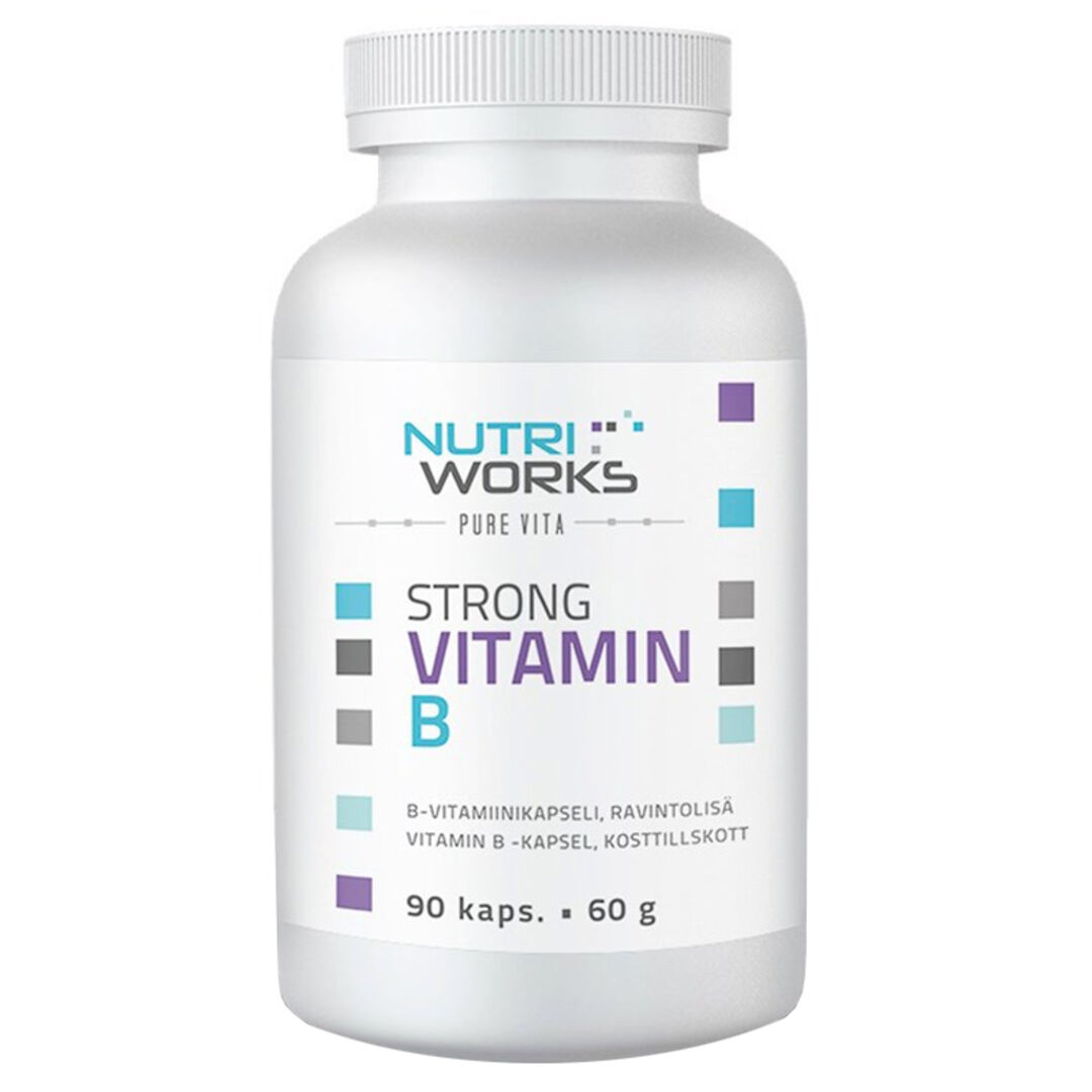 NutriWorks Strong Vitamin B - 90 kapslí