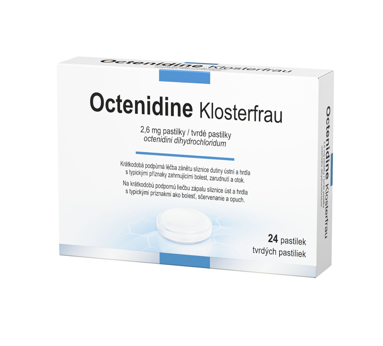 Octenidine Klosterfrau 2,6 mg 24 pastilek