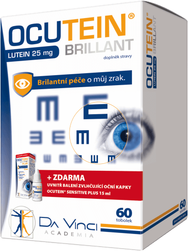 OCUTEIN Brillant Lutein 25 mg 60 tobolek