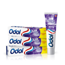 ODOL Zubní pasta Active White 3 x 125 ml