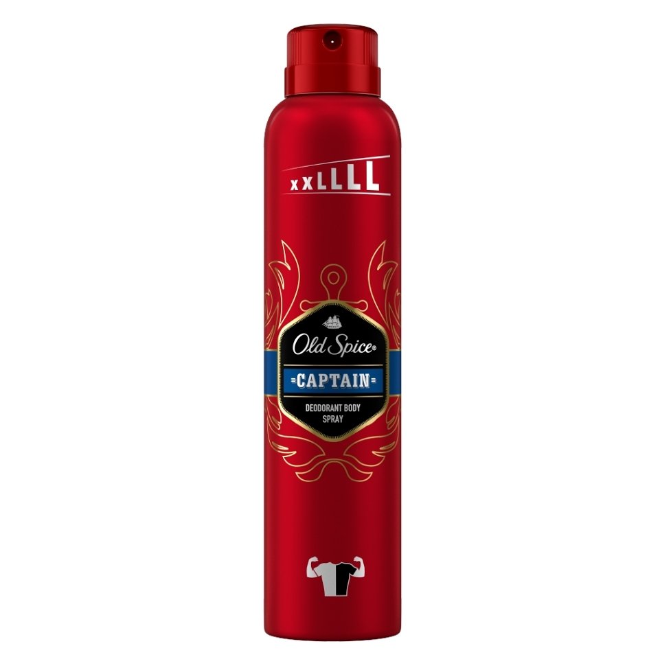 OLD SPICE Captain deo spray XXL s tóny santalového dřeva a citrusů 250 ml