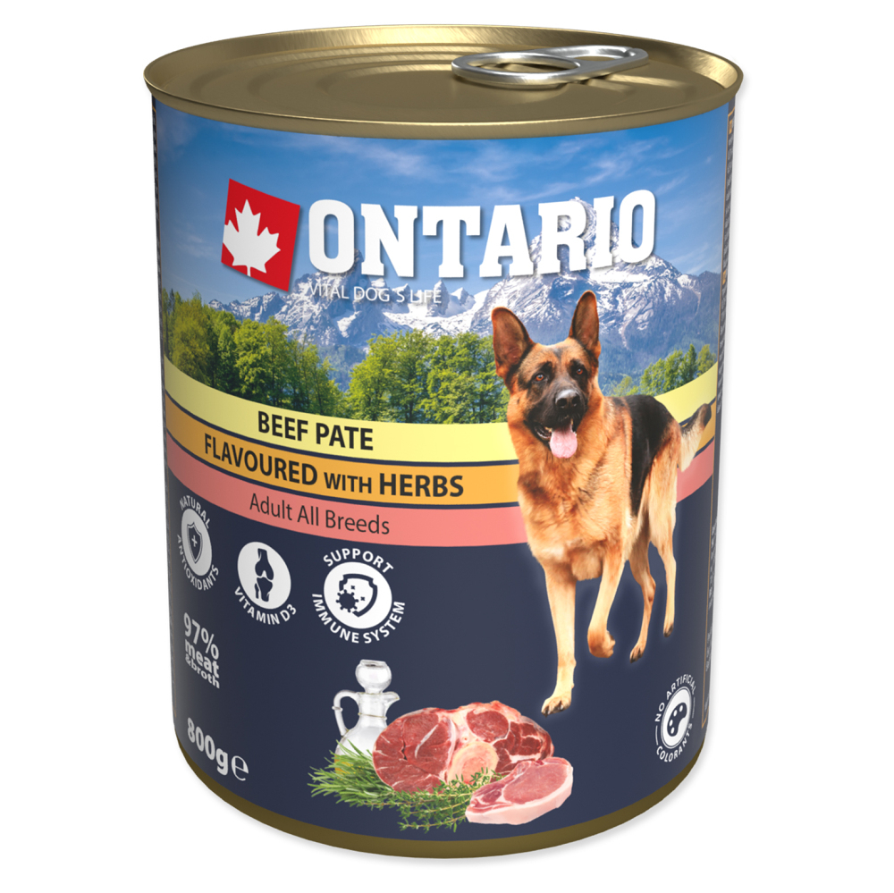 ONTARIO Konzerva hovězí paté s bylinkami 800 g