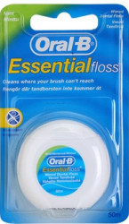 ORAL-B EssentialFloss Mint Wax Dentální nit 50 m