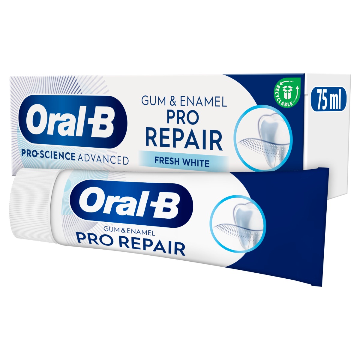 Oral-B Gum&Enamel Pro Repair Fresh White zubní pasta 75 ml