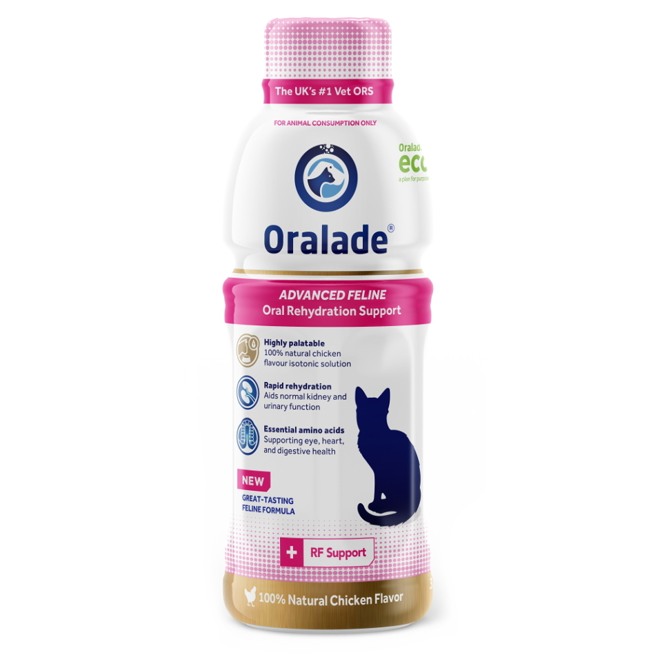 ORALADE Rehydratační roztok kočka 330 ml