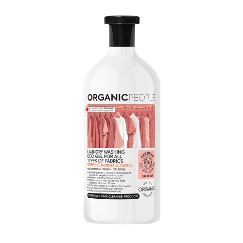 ORGANIC PEOPLE Eko prací gel na všechny typy prádla, mango a papája 1000 ml