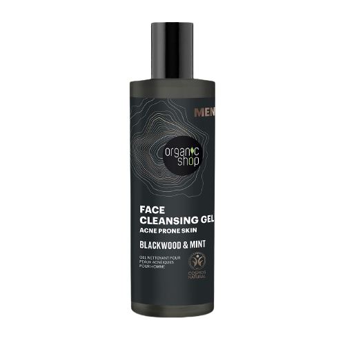 ORGANIC SHOP Čisticí gel na pleť Blackwood a máta 200 ml