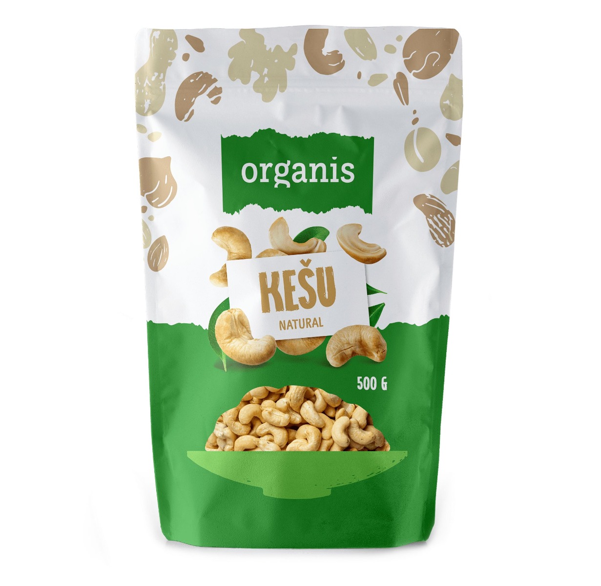 Organis Kešu natural 500 g