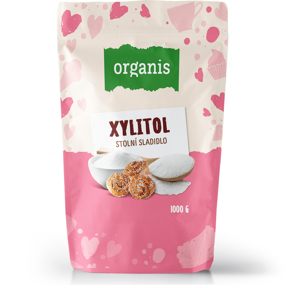 ORGANIS Xylitol cukr z břízy 1000 g