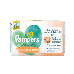 Pampers Harmonie Protect&Care Calendula vlhčené ubrousky 3x44 ks