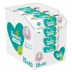 PAMPERS Sensitive ubrousky 15 x 80 ks