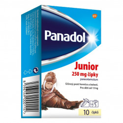 PANADOL Junior rektální čípky SUP 10 x 250 mg