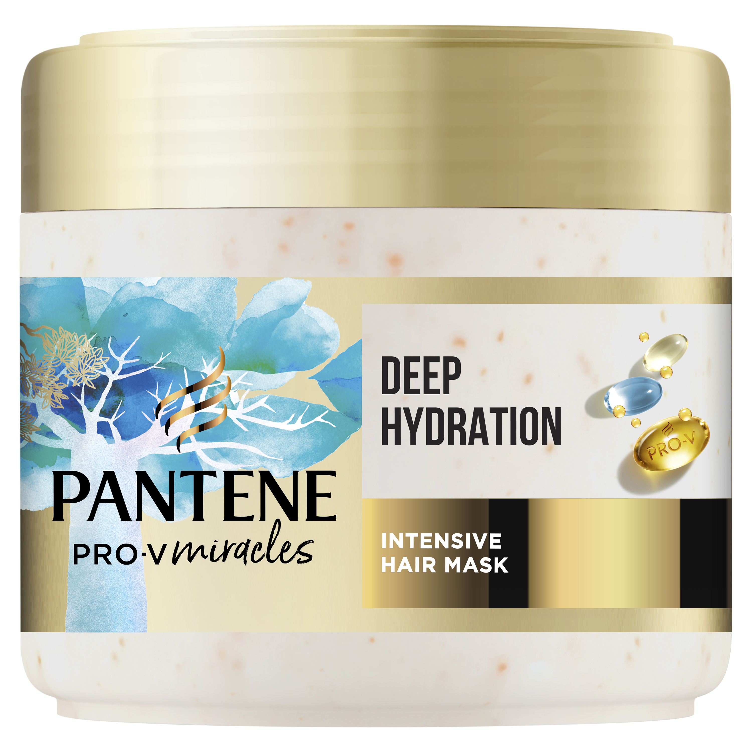 PANTENE Pro-V Miracles Deep Hydration Intensive Hair Mask, Intenzivní vlasová maska s Biotin na suché vlasy 300 ml