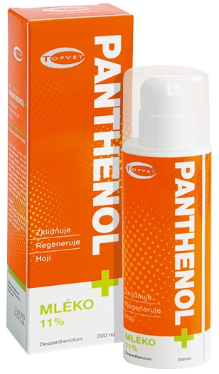 PANTHENOL TOPVET + Mléko 11% 200 ml