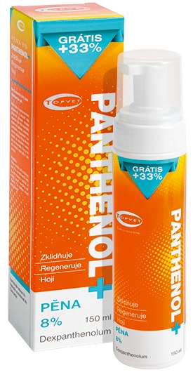 PANTHENOL TOPVET + Pěna 8%  (+ 33% gratis) 150 ml