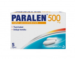 Paralen 500 mg 5 čípků