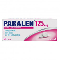 PARALEN Pro děti 125 mg 20 tablet