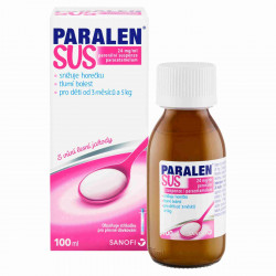 Paralen SUS 24 mg/ml perorální suspenze 100 ml