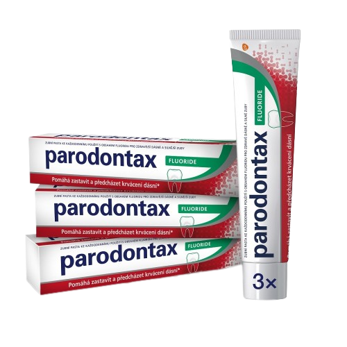 PARODONTAX Fluorid Zubní pasta 3 x 75 ml