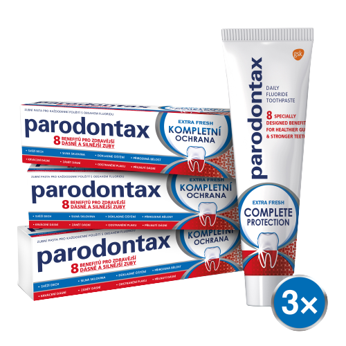 PARODONTAX Kompletní ochrana extra fresh Zubní pasta 3 x 75 ml