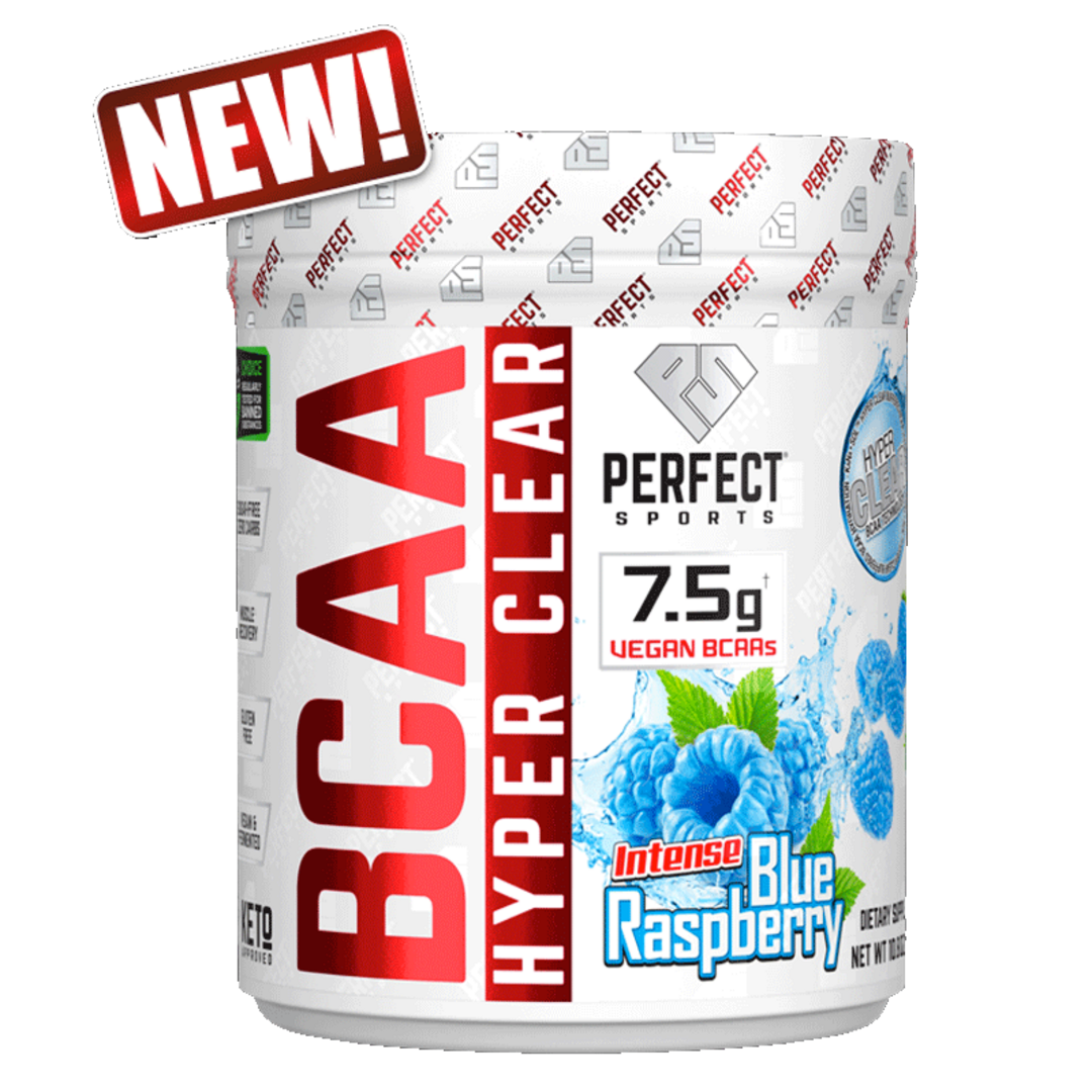 Perfect sports BCAA Hyper Clear 310g - broskvové kroužky