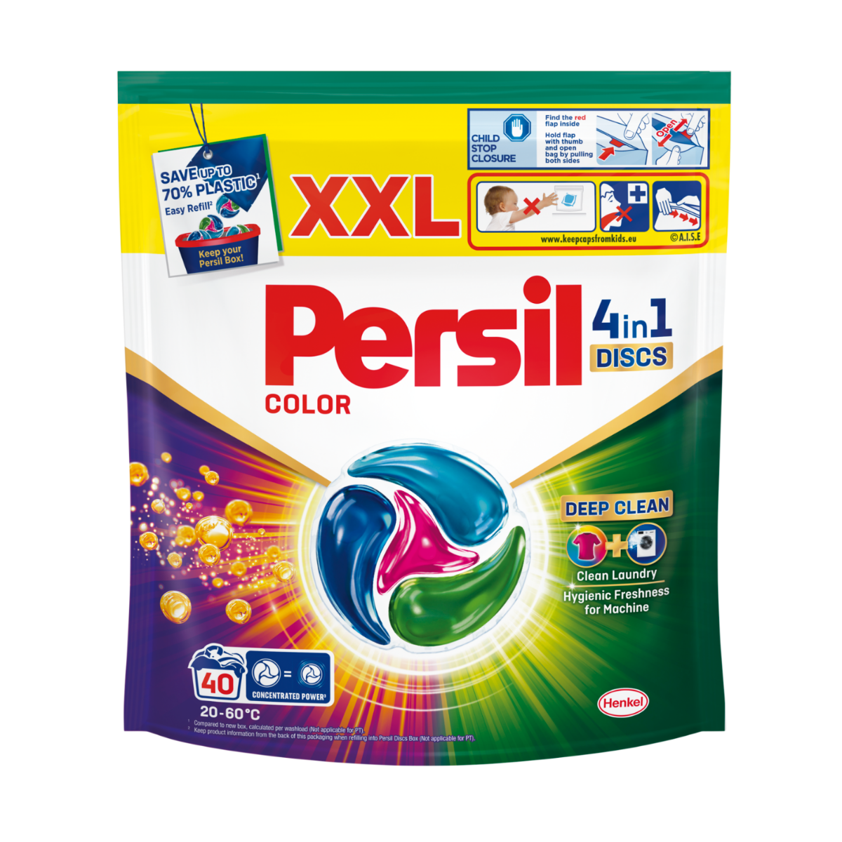 Persil Kapsle na praní Discs Color 40 ks