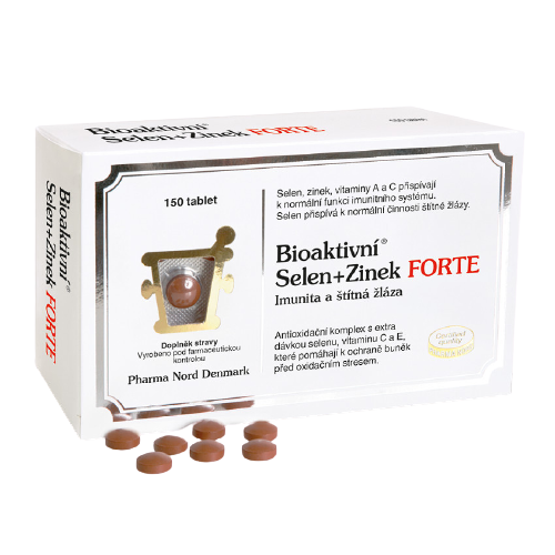 PHARMA NORD Bioaktivní Selen+Zinek FORTE 150 tablet