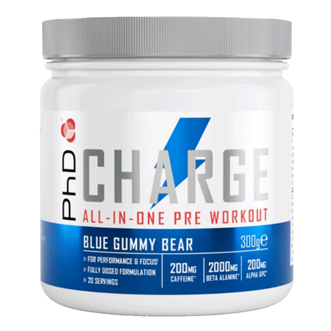 PhD Nutrition Charge Pre-Workout 300g - citron