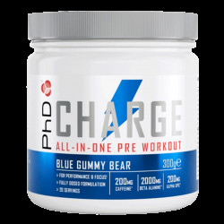 PhD Nutrition Charge Pre-Workout 300g - citron