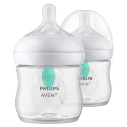 PHILIPS AVENT Láhev Natural Response s ventilem AirFree 125 ml 0m+ 2 kusy