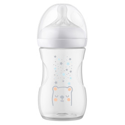 PHILIPS AVENT Láhev Natural Response s ventilem AirFree medvěd 260 ml 1m+