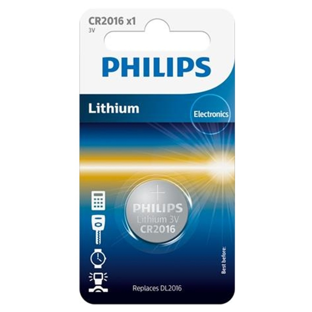 PHILIPS CR2016/01B knoflíková baterie 1 kus