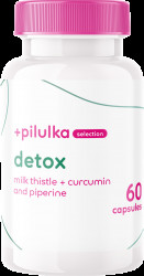 PILULKA SELECTION Detox - ostropestřec + kurkumín a piperín 60 kapslí