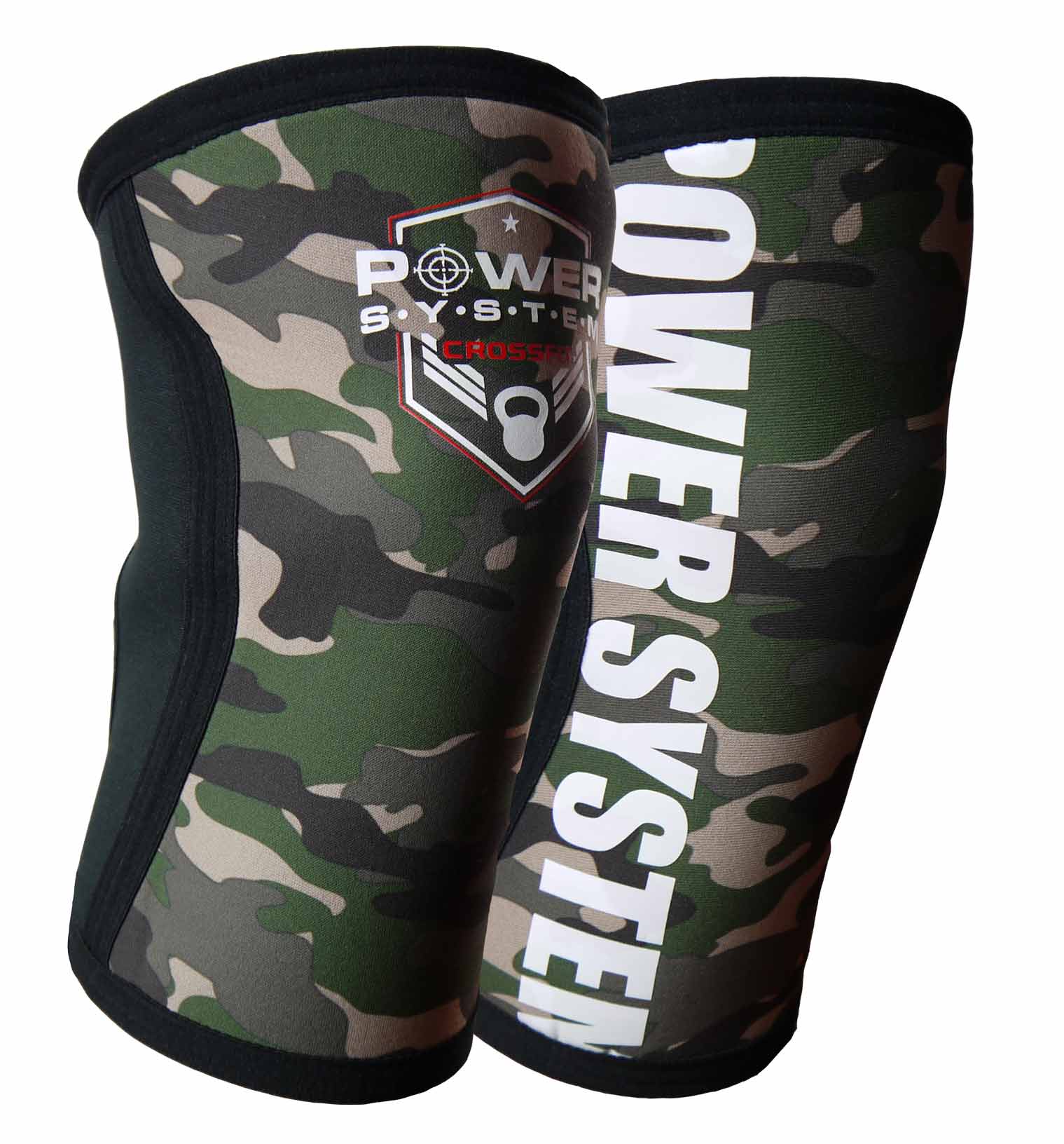 POWER SYSTEM Kolenní bandáž KNEE SLEEVES CAMO vel. L/XL 2 ks