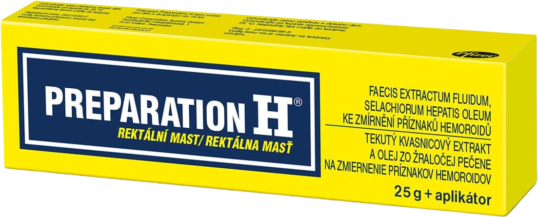 PREPARATION H, rektální mast pro léčbu hemoroidů 25 g