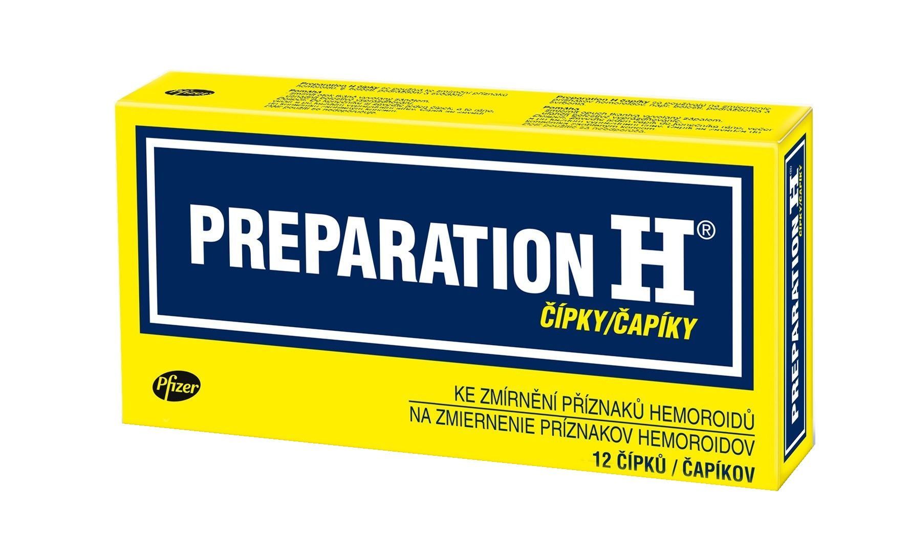 Preparation H 12 čípků