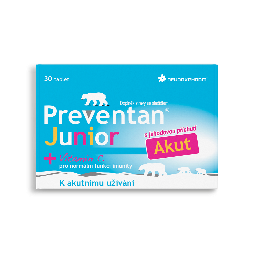 PREVENTAN Junior akut 30 tablet