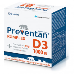 PREVENTAN Komplex D3 1000IU 120 tablet