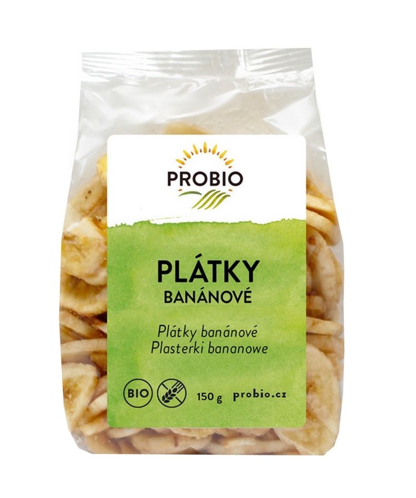 PROBIO Banánové plátky BIO 150 g