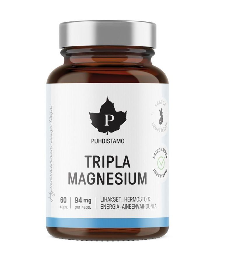 Puhdistamo Triple Magnesium 60 kapslí