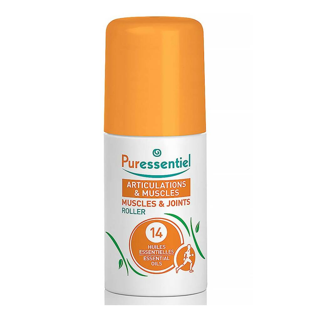 PURESSENTIEL Roll-on na bolavé svaly a klouby 14 esenciálních olejů 75 ml