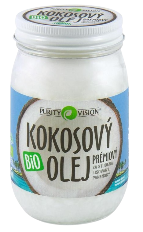 PURITY VISION BIO Panenský kokosový olej lisovaný za studena 420 ml