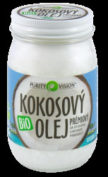 PURITY VISION BIO Panenský kokosový olej lisovaný za studena 420 ml