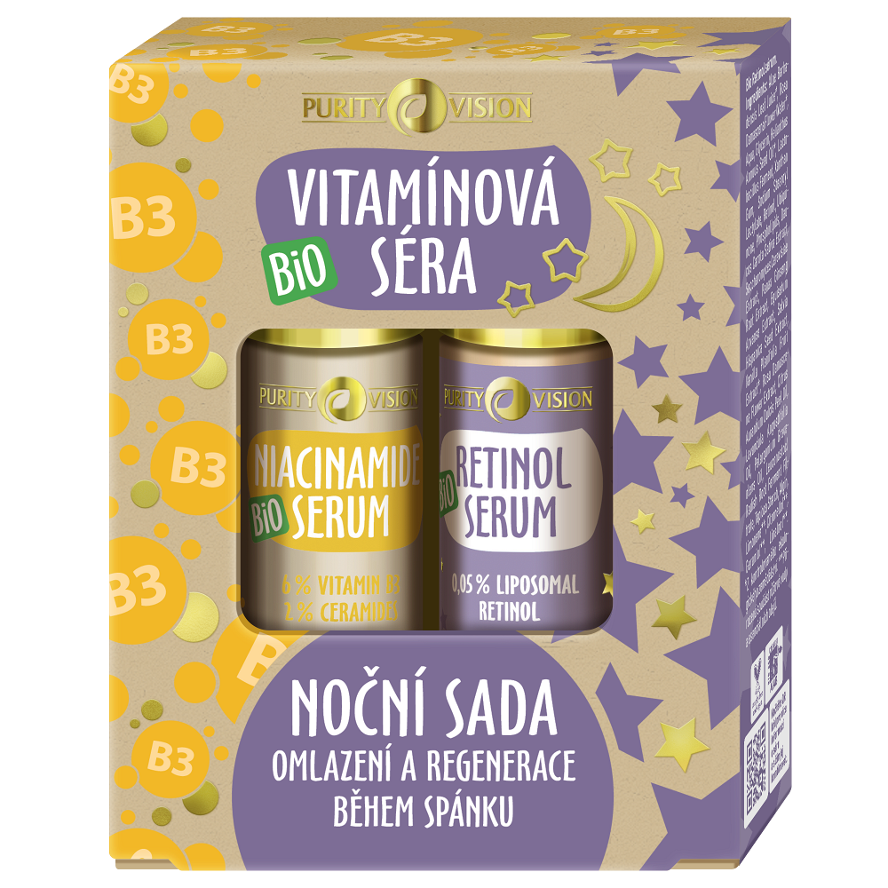 PURITY VISION Bio Vitamínová séra Noční sada