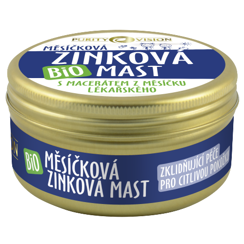 PURITY VISION Organická měsíčková zinková mast 150 ml