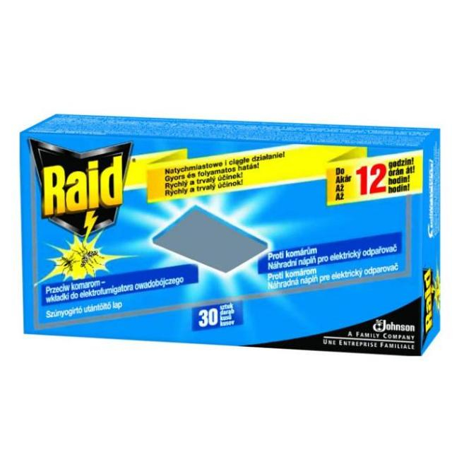 Raid elektrický náhradní náplň 30ks