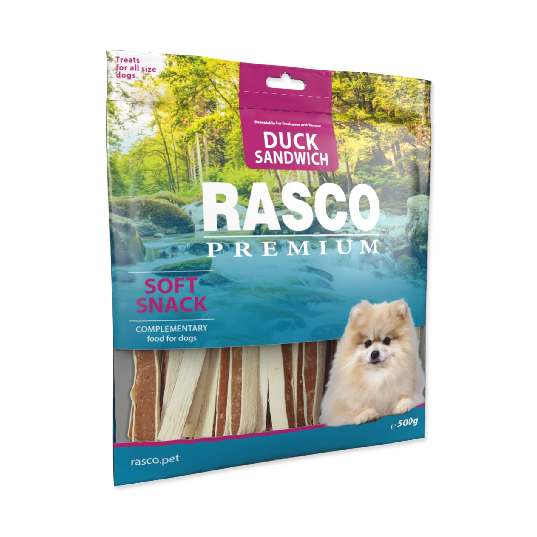 Rasco Premium Kachní sendvič s treskou 500 g