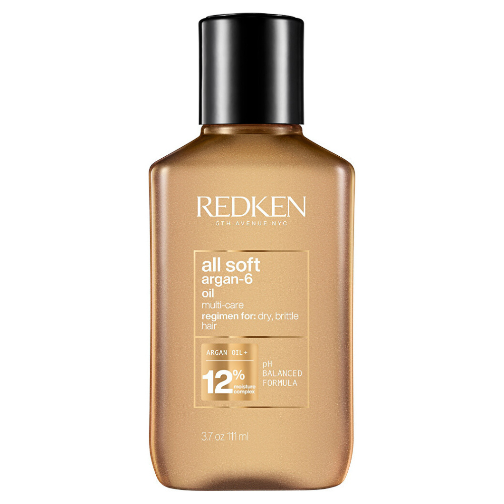 REDKEN Olej pro suché a křehké vlasy All Soft Argan-6 Oil 111 ml